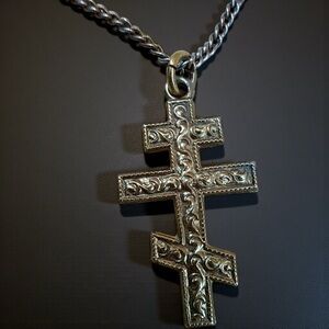 Gold  Filled stamped Pendant Necklace 18inches